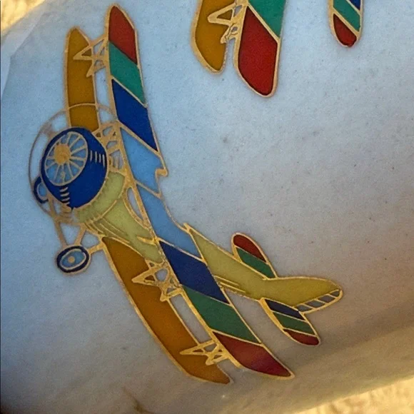 OTAGIRI Flying Biplanes Vintage Mug Set - Picture 9 of 12